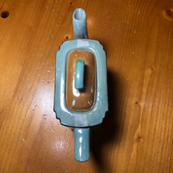 Vintage Seiei Japanese Hand Painted Lusterware Tea Pot Creamer Set 1930s Japan - Picture 3 of 10